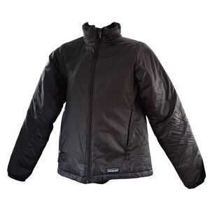 Patagonia Women's XL Black Full Zip Insulated Jacket Lightweight Puffer